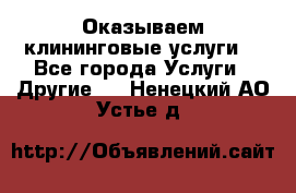 Оказываем клининговые услуги! - Все города Услуги » Другие   . Ненецкий АО,Устье д.